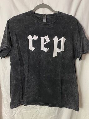 Unisex Gildan Burnout Heavy Cotton "Rep" Taylor Swift Inspired Burnout Tee